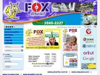 Thumbnail do site Fox Provedora de Internet