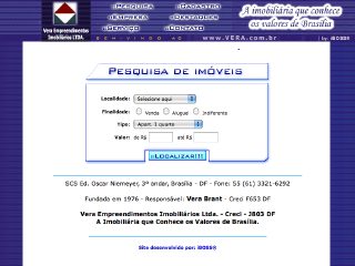 Thumbnail do site Vera Empreendimentos Imobilirios Ltda