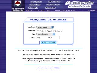 Thumbnail do site Vera Empreendimentos Imobiliários Ltda