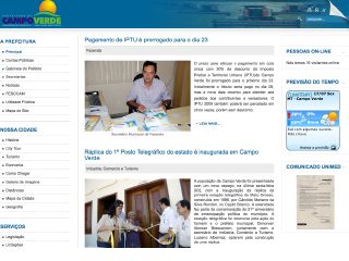 Thumbnail do site Prefeitura Municipal de Campo Verde