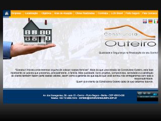 Thumbnail do site Construtora Outeiro - Porto Seguro - BA