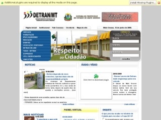 Thumbnail do site DETRAN - Mato-Grosso