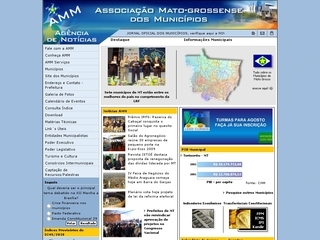 Thumbnail do site AMM - Associao Matogrossense de Municpios