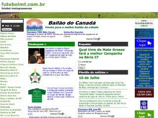 Thumbnail do site Futebol Matogrossense