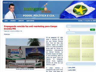 Thumbnail do site Mato Grosso Mais