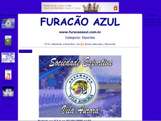 Thumbnail do site Fotolog da Torcida Furaco Azul
