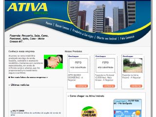 Thumbnail do site Ativa Imveis