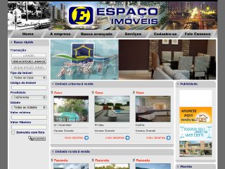Thumbnail do site Espaço Imobiliária