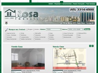 Thumbnail do site Rosa Imóveis Ltda.