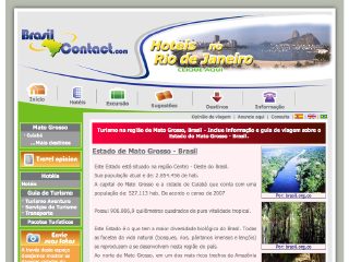 Thumbnail do site Turismo em Mato Grosso - Brasil Contact