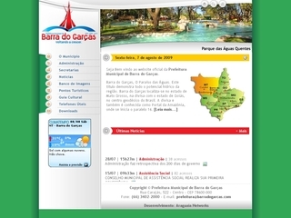 Thumbnail do site Prefeitura Municipal de Barra do Garas