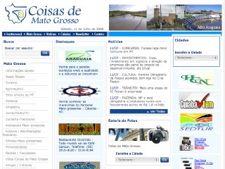 Thumbnail do site Coisas de Mato Grosso