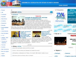 Thumbnail do site Assemblia Legislativa do Estado de Mato Grosso