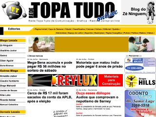 Thumbnail do site Jornal Topa Tudo