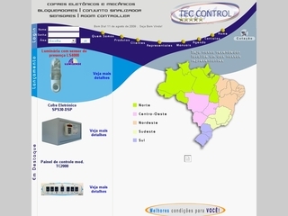 Thumbnail do site Tec Control