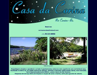 Thumbnail do site Casa da Corina