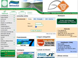 Thumbnail do site DETRAN - Mato Grosso do Sul