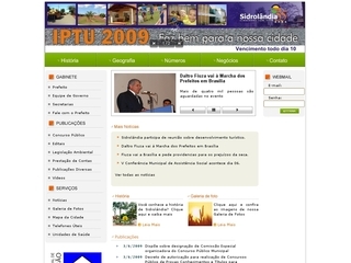 Thumbnail do site Prefeitura Municipal de Sidrolndia