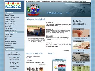 Thumbnail do site Prefeitura Municipal de Brasilndia