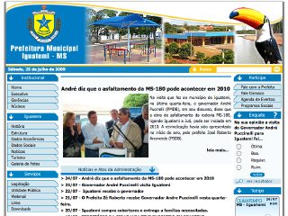 Thumbnail do site Prefeitura Municipal de Iguatemi
