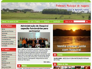 Thumbnail do site Prefeitura Municipal de Itaquira