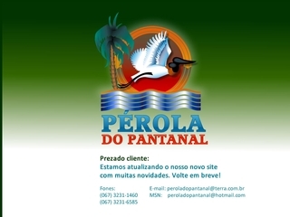 Thumbnail do site Pérola do Pantanal