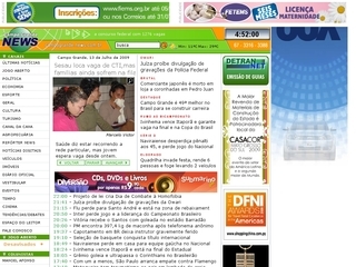 Thumbnail do site Campo Grande News