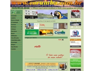 Thumbnail do site Corumba.com.br