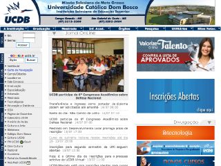 Thumbnail do site Universidade Catlica Dom Bosco (UCDB)
