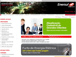 Thumbnail do site ENERSUL
