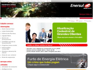 Thumbnail do site ENERSUL 