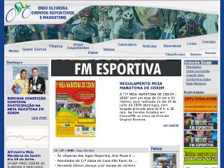 Thumbnail do site Enio Oliveira Eventos Esportivos e Marketing