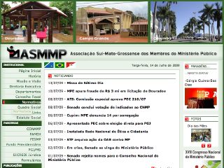 Thumbnail do site ASSMP - Associao Sul-Matogrossense do Ministrio Pblico