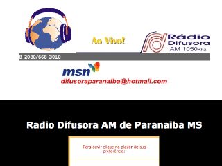 Thumbnail do site Rdio Difusora AM 1050 khz
