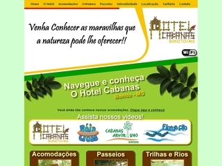 Thumbnail do site Hotel Cabanas