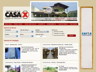 Thumbnail do site Casa X - Central de Habitaçao Imobiliária
