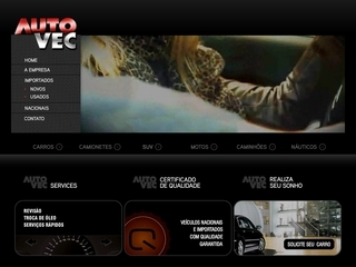 Thumbnail do site Auto Vec, Veículos importados