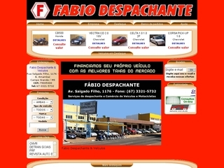 Thumbnail do site Fabio Despachante & Veículos