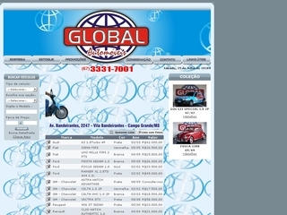 Thumbnail do site Global Automóveis