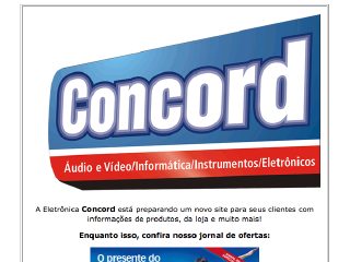 Thumbnail do site Eletrônica Concord