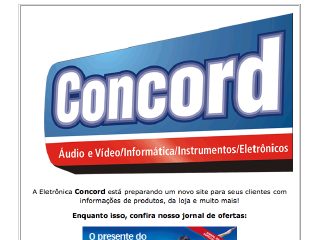 Thumbnail do site Eletrnica Concord