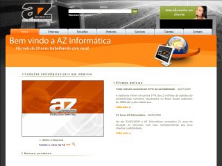 Thumbnail do site AZ Informtica