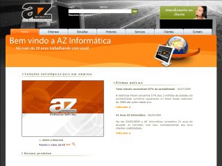 Thumbnail do site AZ Informática