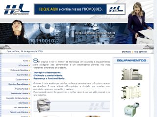 Thumbnail do site H2L - Soluções para documentos