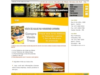 Thumbnail do site Hamurabi Livraria