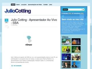 Thumbnail do site Julio Cotting Comunicação
