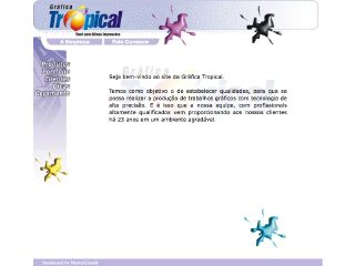 Thumbnail do site Gráfica Tropical