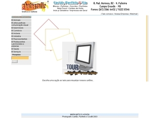 Thumbnail do site Photografic Cartão, Panfleto e Cia