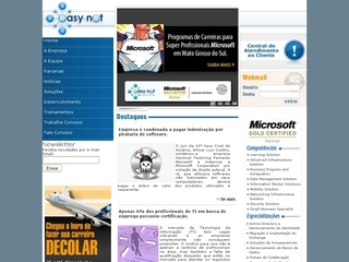 Thumbnail do site Easy Net - Tecnologia da Informao