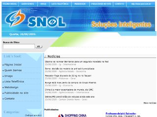 Thumbnail do site SNOL - Soluções Inteligentes